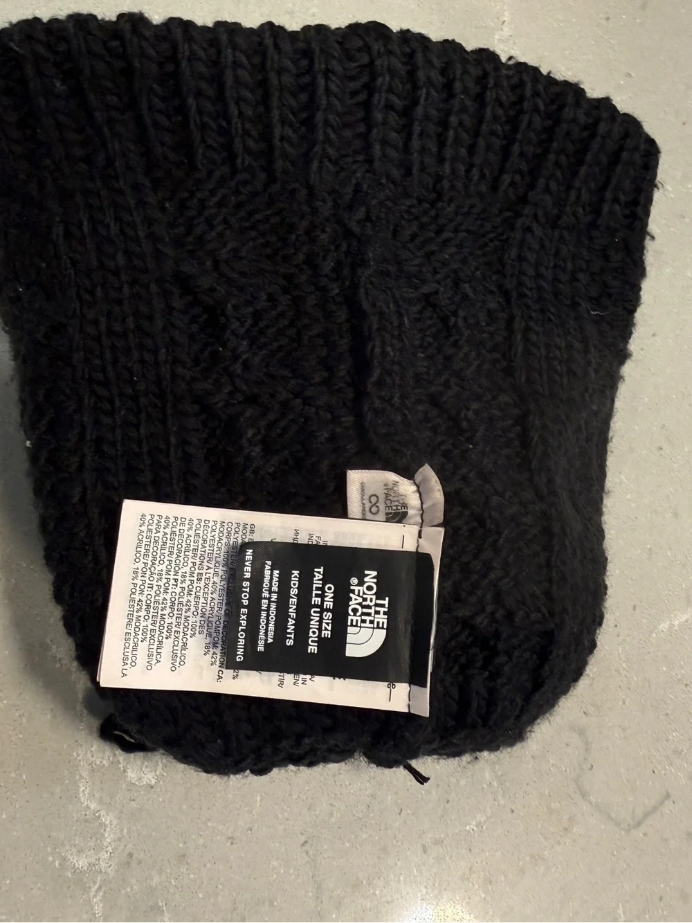 The North Face Kids Oh Mega Pom Beanie
